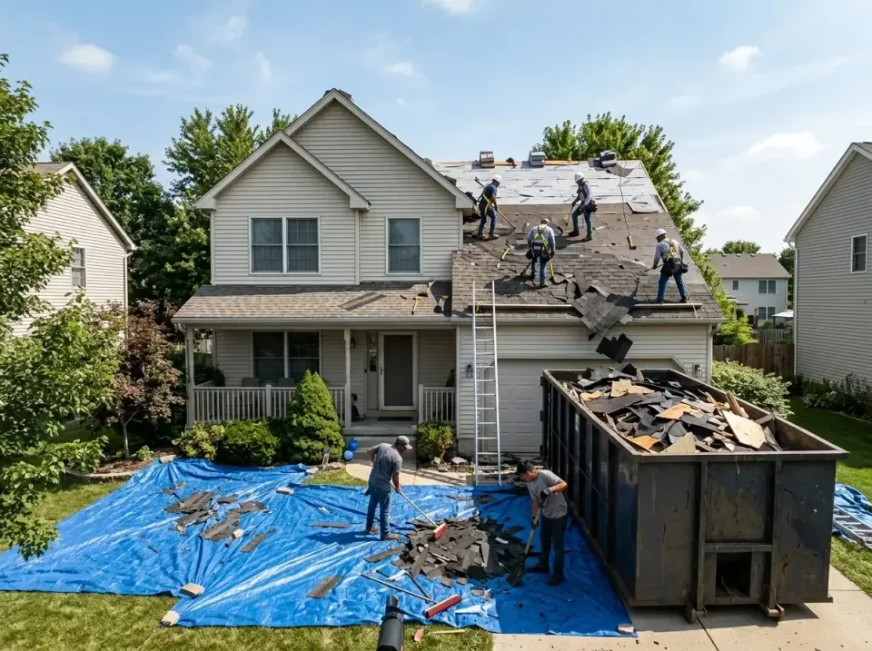 roof-replacement-debris-remova-004 — frequently asked questions, Cheapest Dumpster Rentals in Willow Springs, IL